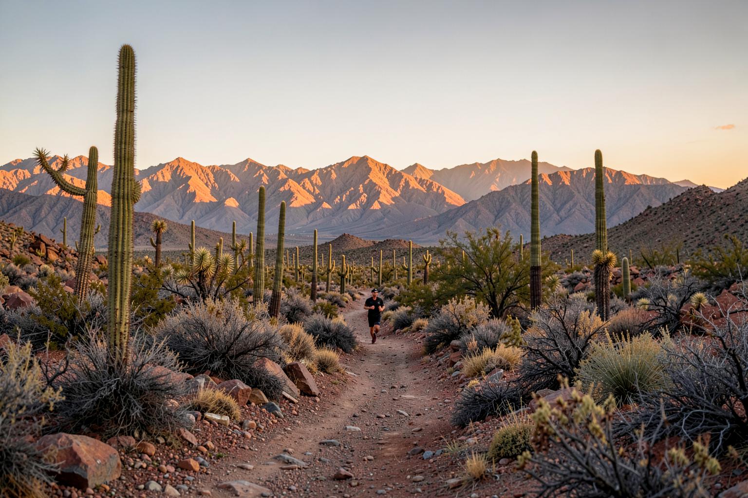 Representative desert trail terrain